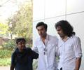 Ranbir Kapoor with Imitiaz Ali at Whistling Woods International