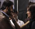 Ranveer And Sonakshi On The Sets of Uttran To Promote The Film Lootera