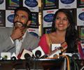 Ranveer Singh And Sonakshi Sinha On INDIAN IDOL JUNIOR Sets