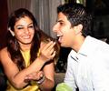 Raveena Tandon meets her special fans at Coffee Been