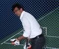 Sachin Tendulkar at the inauguration of SMAAASH