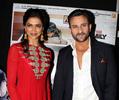 Saif and Deepika at ''Aarakshan'' Promotion Event