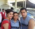 Salman Khan at Brabourne Stadium for ‘Junoon’ celebrity match