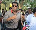 Salman Khan at the launch of Big Boss 6 bus tour