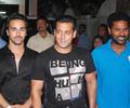 Salman Khan at the special screening of film Bittoo Boss