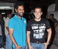 Salman Khan at the special screening of film Bittoo Boss