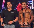 Salman Khan on the sets of Sa Re Ga Ma Lil Champs