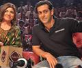 Salman Khan on the sets of Sa Re Ga Ma Lil Champs