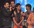 Salman Khan on the sets of Sa Re Ga Ma Lil Champs