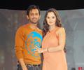 Sania Mirza and Shoaib Malik on Raveena’s show “Isi ka Naam Zindagi Hai”