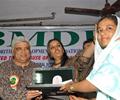 Shabana Azmi and Javed Akhtar distributed Laptops