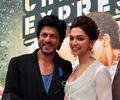 Shahrukh Khan and Deepika At Chennai Express Movie Trailer Launch