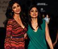 Shamita And Sushmita Grace The Ramp At Lakme Fashion Week 2013