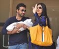 Shilpa Shetty and Raj Kundra with their newborn baby