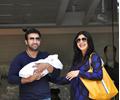 Shilpa Shetty and Raj Kundra with their newborn baby