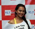 Sonakshi Sinha promotes ‘Rowdy Rathore’ at 92.7 BIG FM Studios