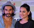 Sonakshi and Ranveer At Lootera Movie Promotion