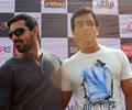 Sonu Sood and John Abraham at Super Bike Rally