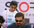 Sonu Sood and John Abraham at Super Bike Rally