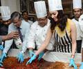 Tamanna Bhatia at Cake Mixing in Taj Banjara Hotel