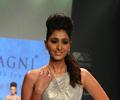 Yuvika and Shibani Ramp Walk at IIJW 2011