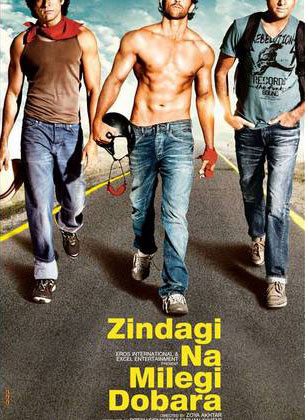 Frist Look: Hrithik Roshan, Katrina Kaif, Farhan Akhtar film Zindagi Na Milege Dobara