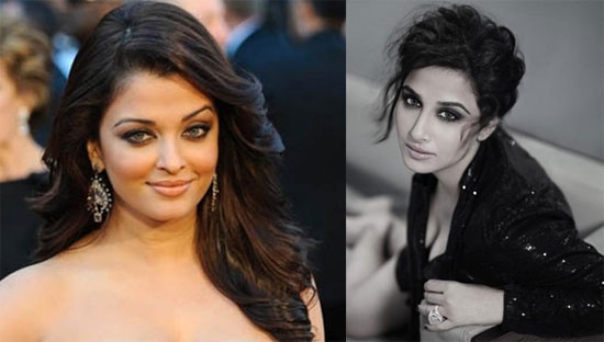 Aishwarya Rai Bachchan and Vidya Balan talking together on The Biz!