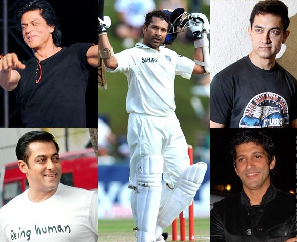 Shahrukh Khan, Salman Khan, Aamir Khan and Farhan Akhtar: Why is Bollywood so fond of Sachin Tendulkar?