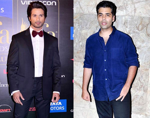 Karan Johar moves out of Shahid’s way