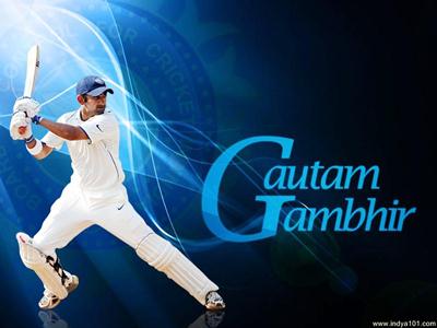 Gautam Gambhir - IPL Fan Art (23390706) - Fanpop